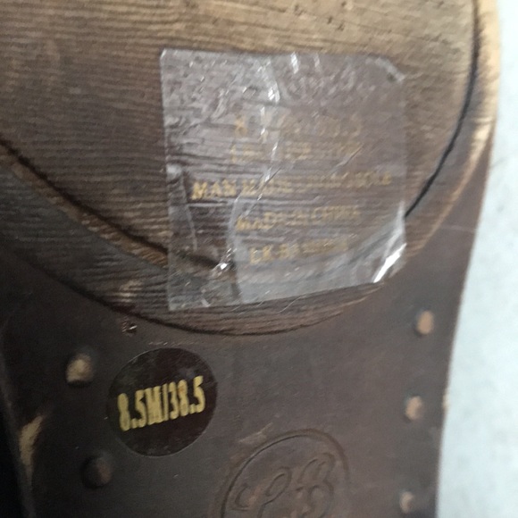 LUCKY BRAND | Black Perforated Leather Ankle Boots Booties Size 8.5 - Picture 6 of 6